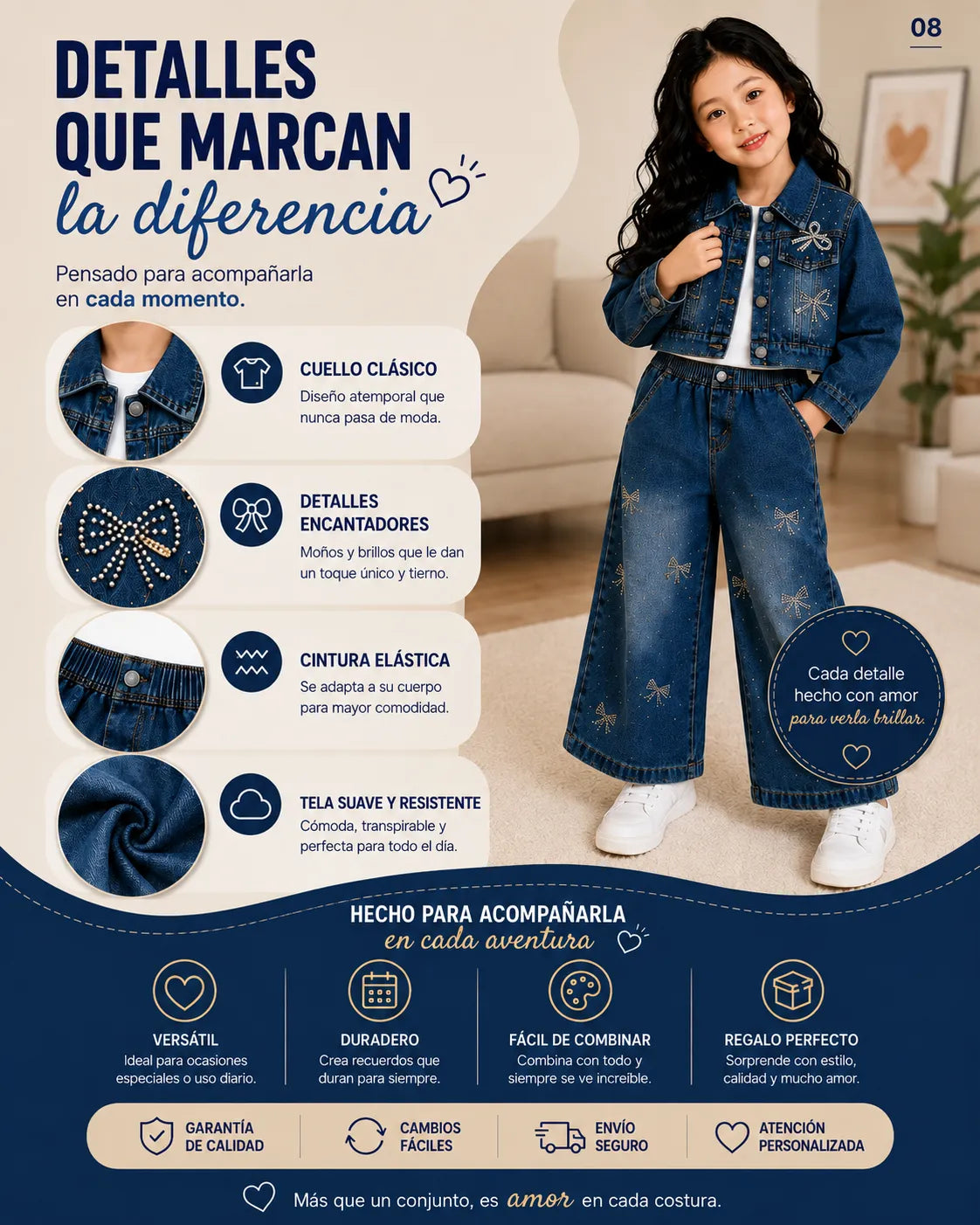 Chaleco Premium para Niña – Acolchado con Capucha
