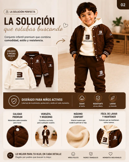 Conjunto de varón 3 piezas