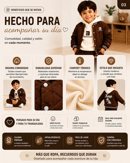 Conjunto de varón 3 piezas