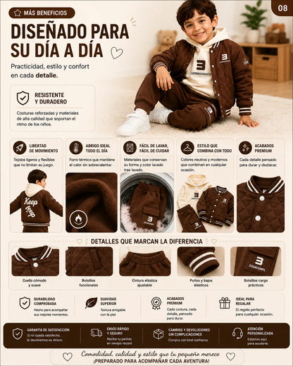 Conjunto de varón 3 piezas