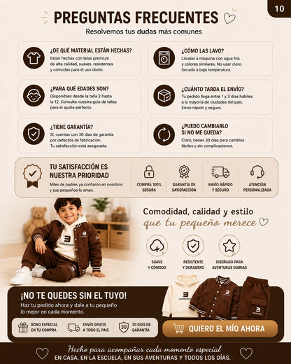 Conjunto de varón 3 piezas