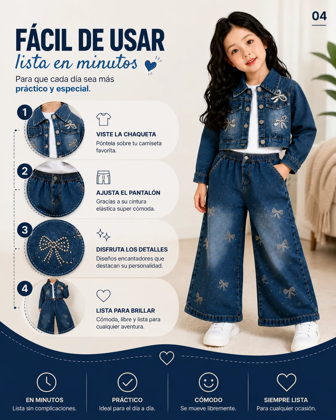 Chaleco Premium para Niña – Acolchado con Capucha