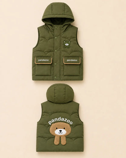 Conjunto Infantil PandaZoo 3 Piezas – Chaleco, Polera y Jogger